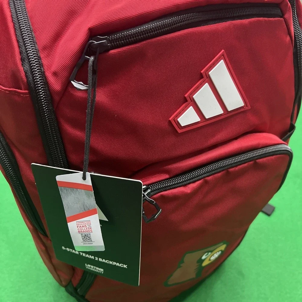 Adidas Red Louisville Cardinals 5 Star Football Team 2 Issued  backpack